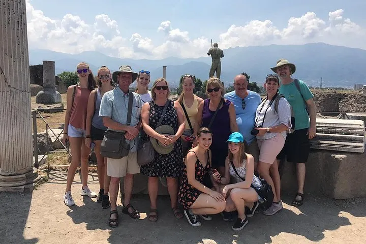 One of our guest families in Pompeii