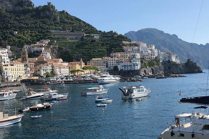 Amalfi - Spectacular view of the little port of Amalfi