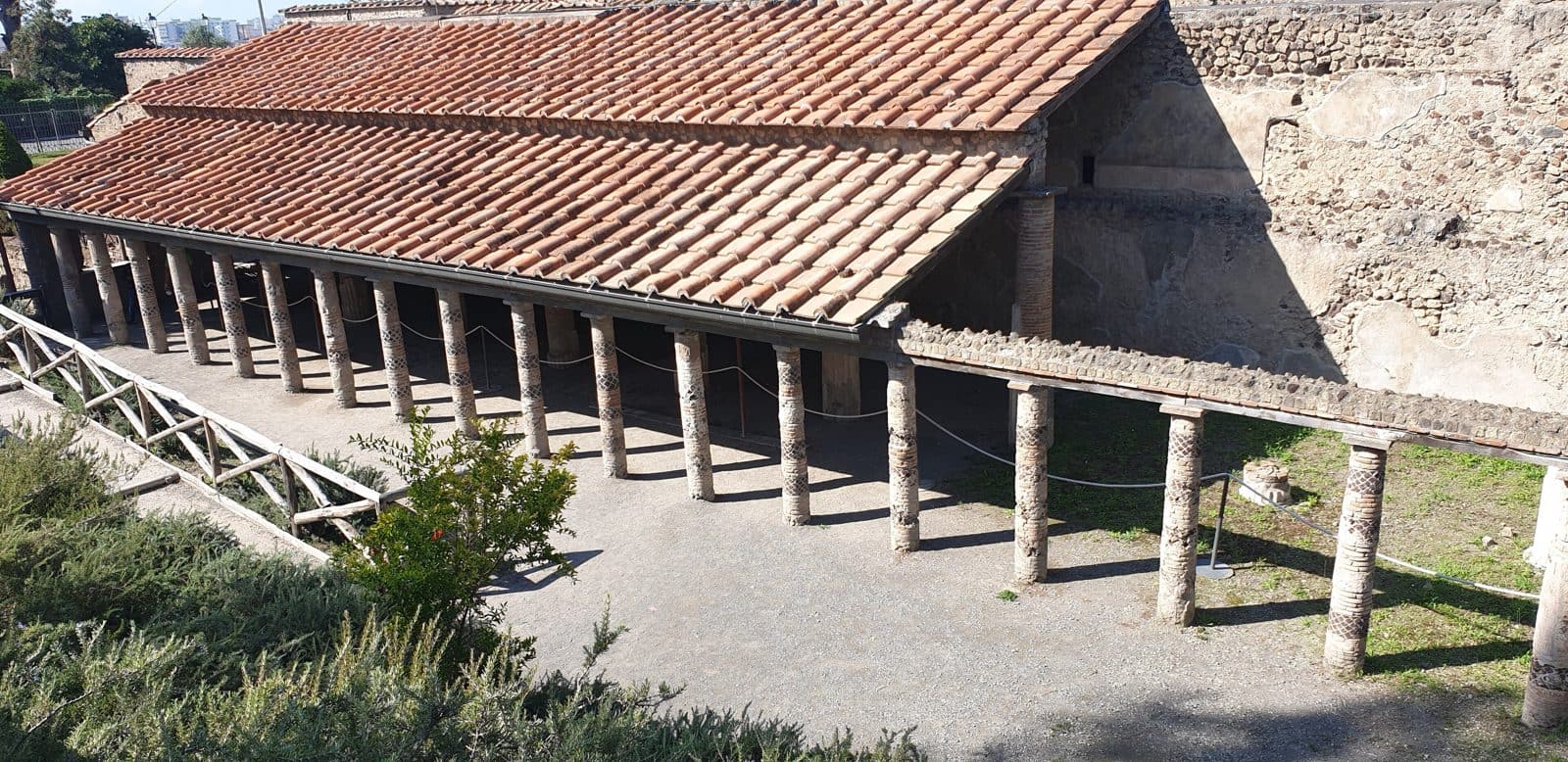 The Villa of the Mysteries from outside
